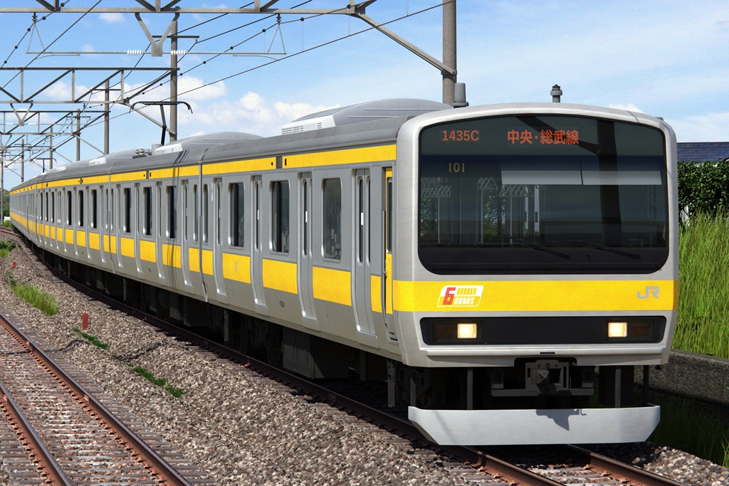習志野電車区 ラシ101編成